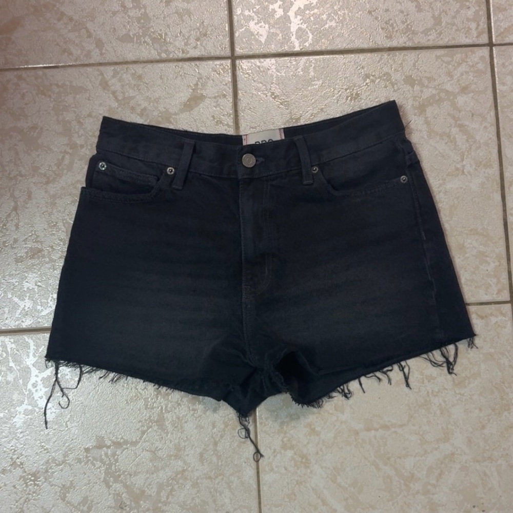 Women's Black Denim Shorts